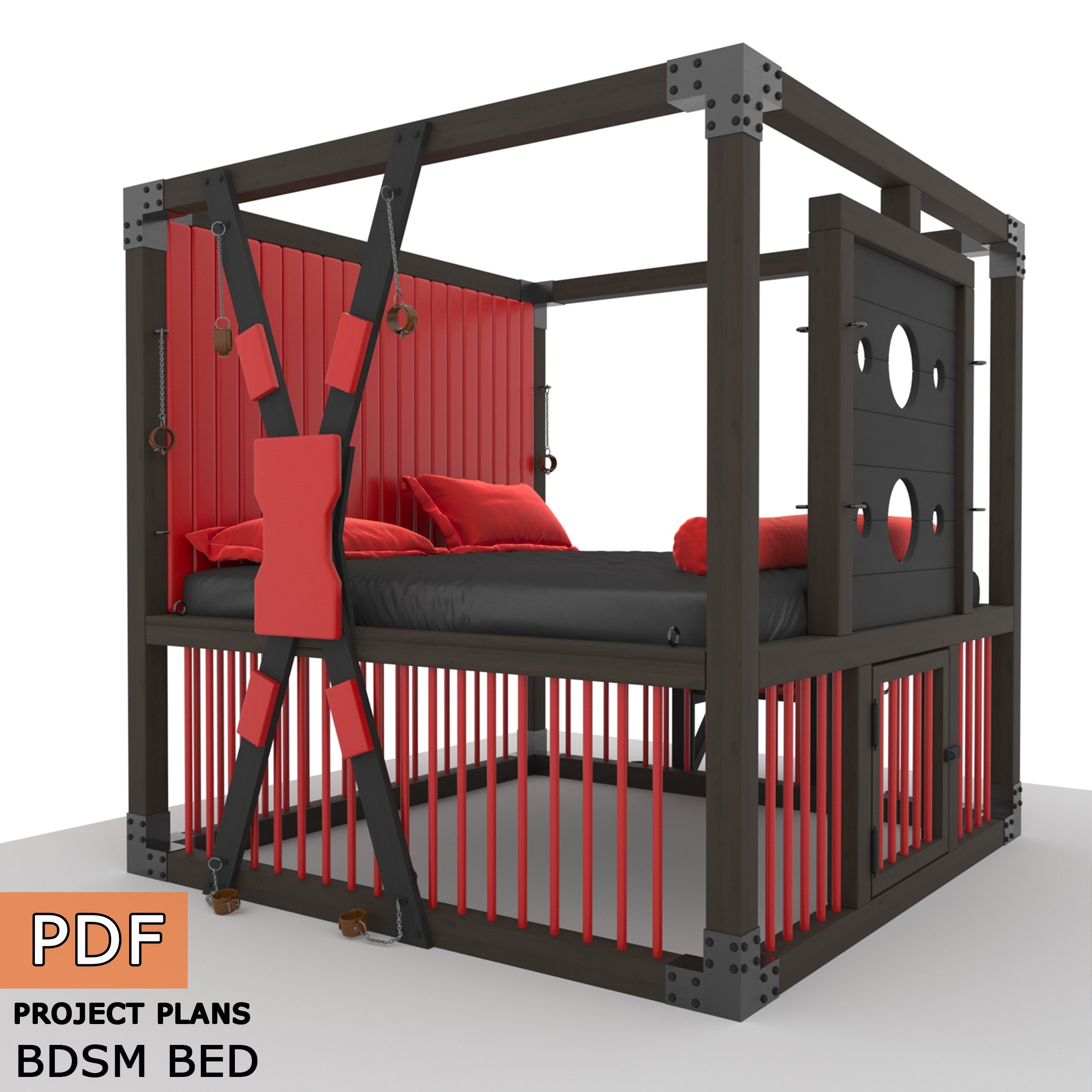 Bdsm Bed: Dual Level St Andrews Cross Furniture