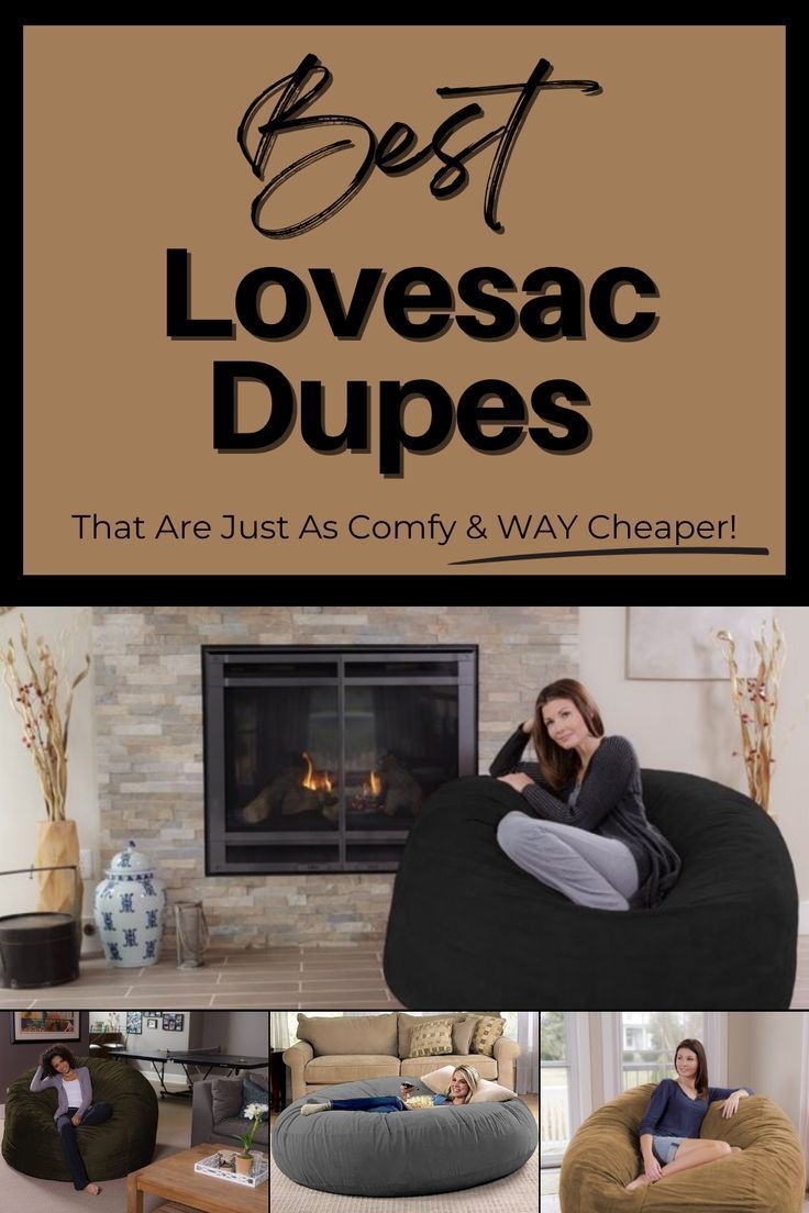 Bean Bag Chair: Floor Level Sink In Comfort Seating