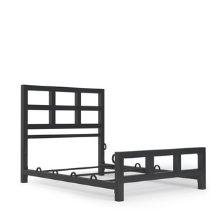 Bed Frame: Metal Loops Heavy Duty Industrial Grid