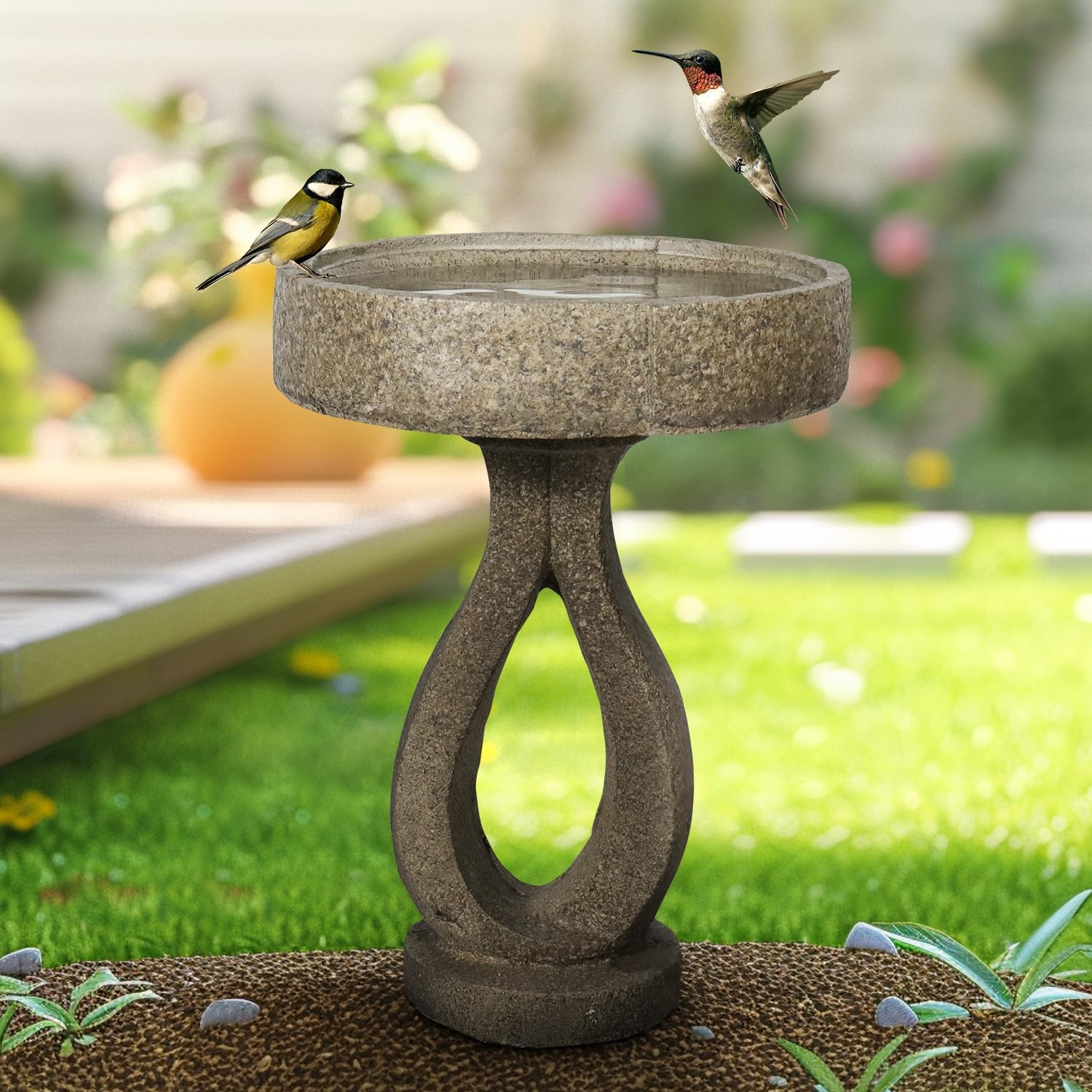 Modern Bird Bath