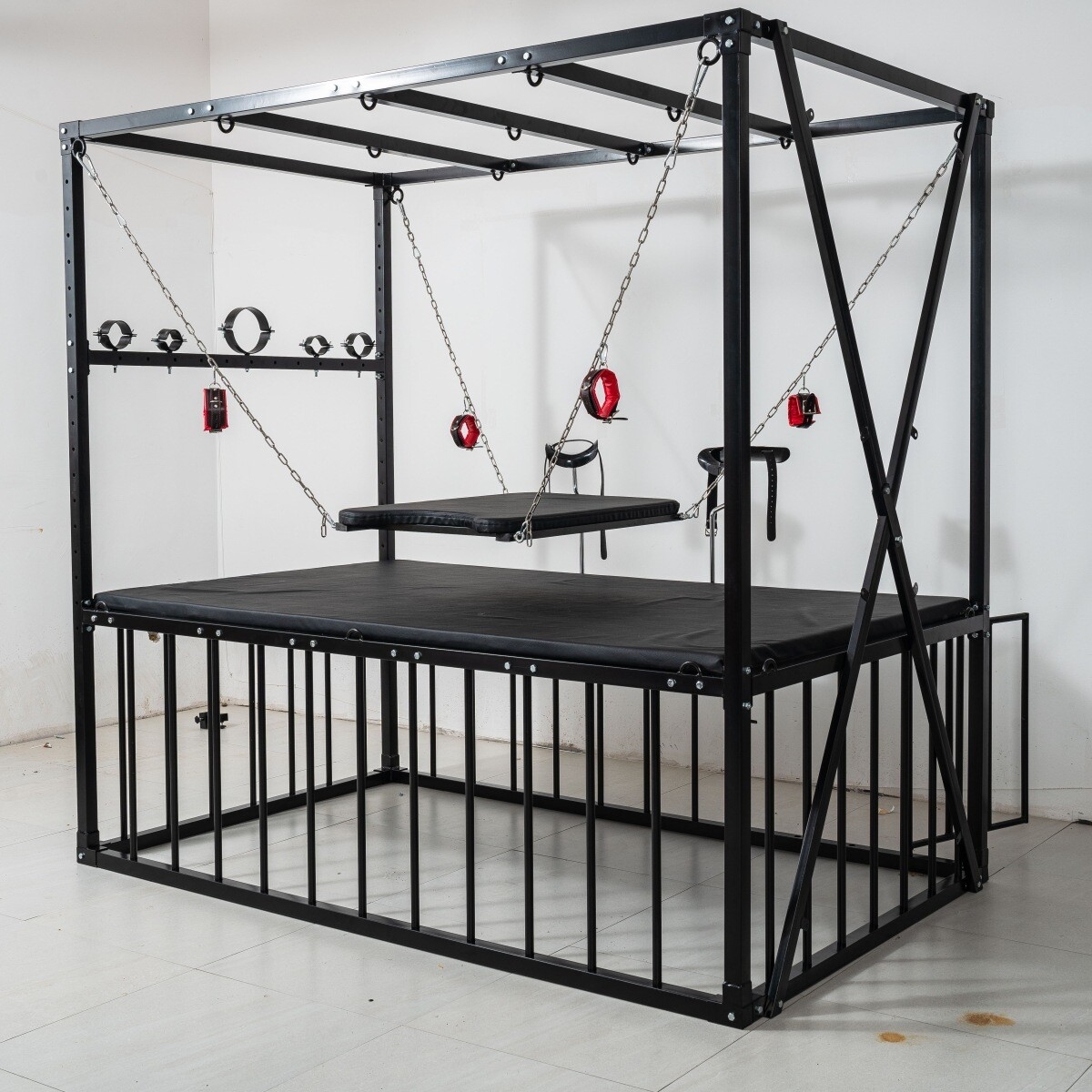 Bondage Cage Frame: Overhead Truss Cage Design
