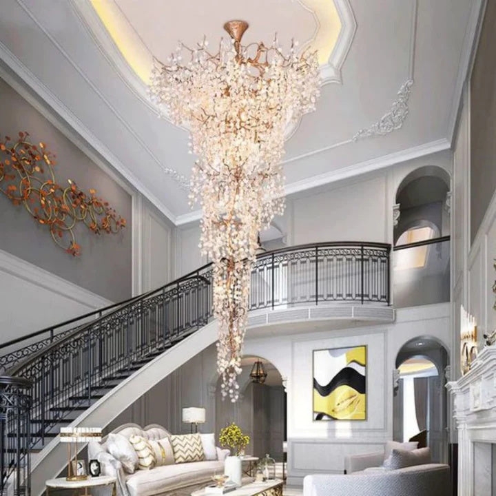 Branch Chandelier Organic Cascading Branch Form Lighting