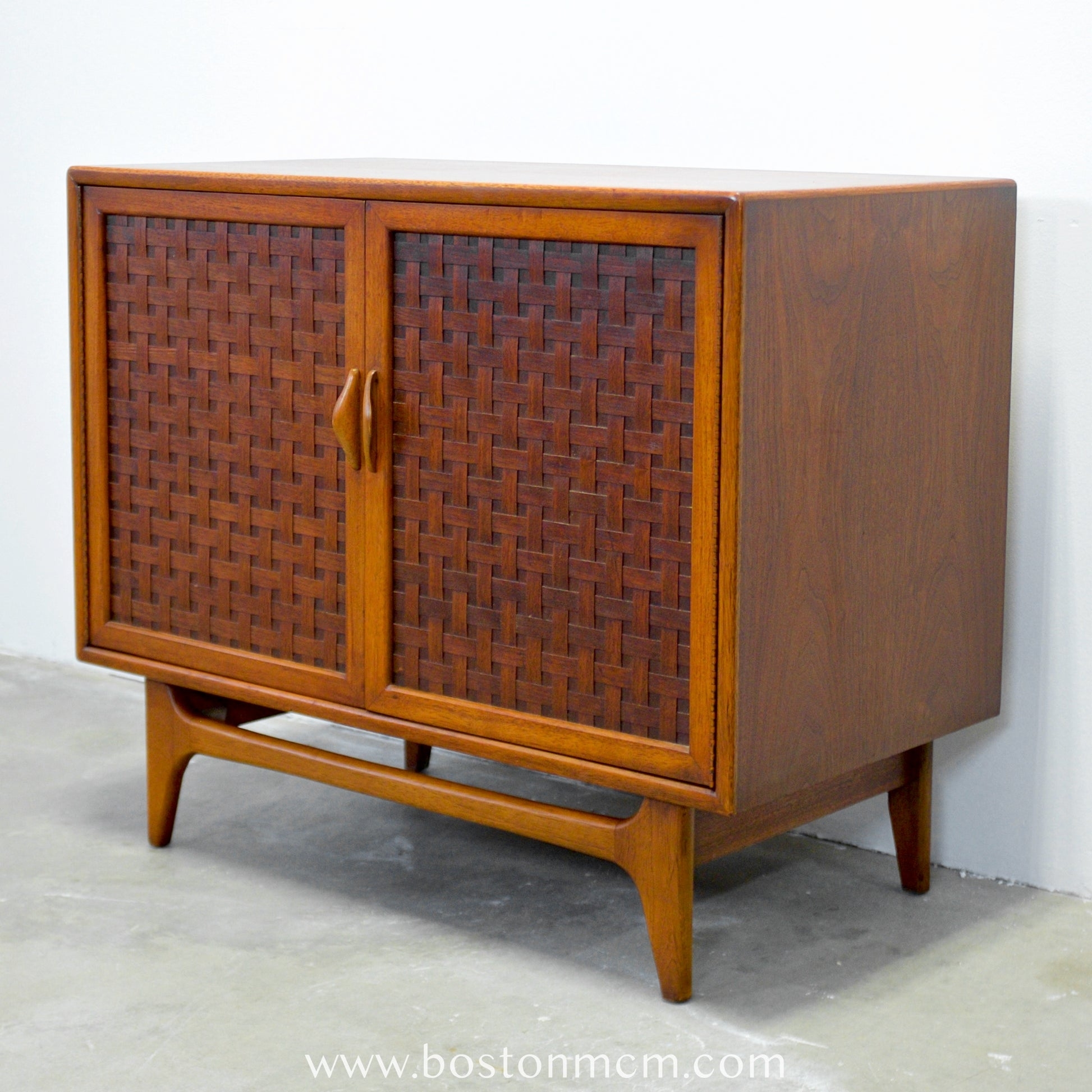 Cabinet with Basketweave Doors and Lane Perception Detail