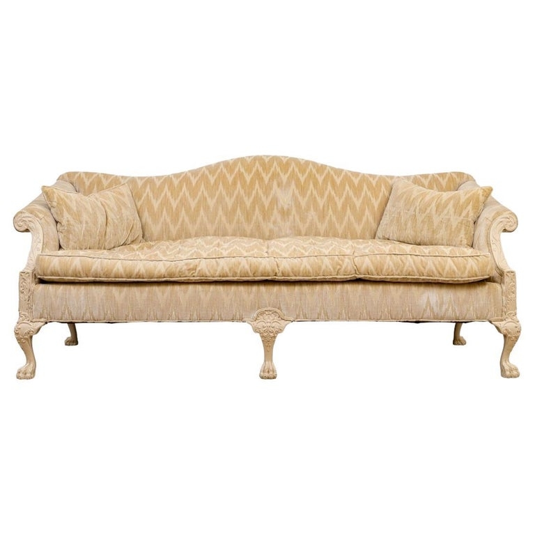 Camelback Sofa with Hairy Paw Feet Hairy Paw Feet Furniture