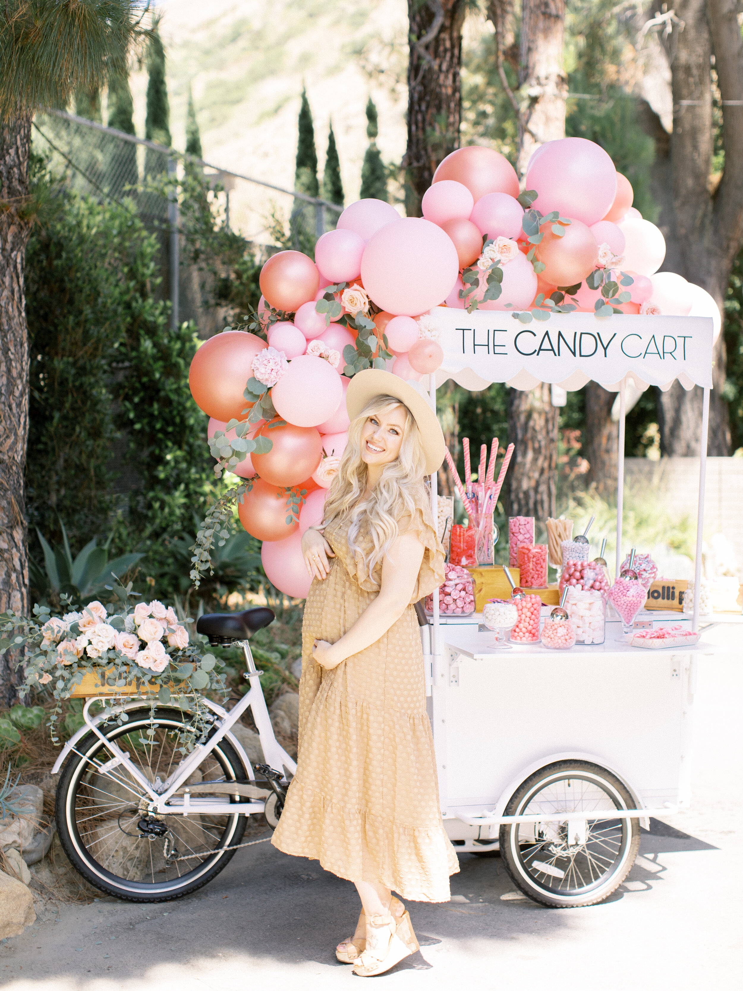 Candy Cart Bicycle Display Outdoor Garden Party Rentals