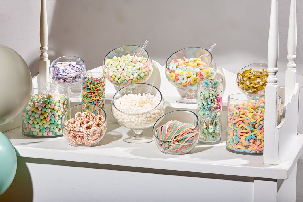 Candy Cart Display White Spindle Cart Tiered Candy Display