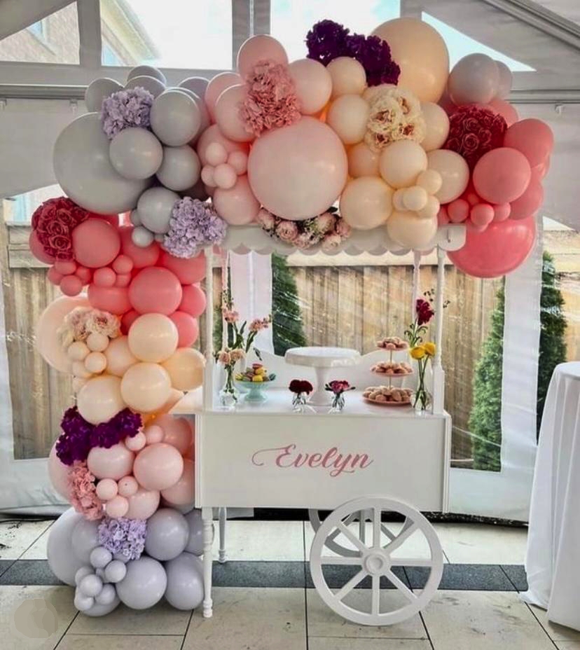 Candy Cart Personalized Script Custom Event Dessert Display