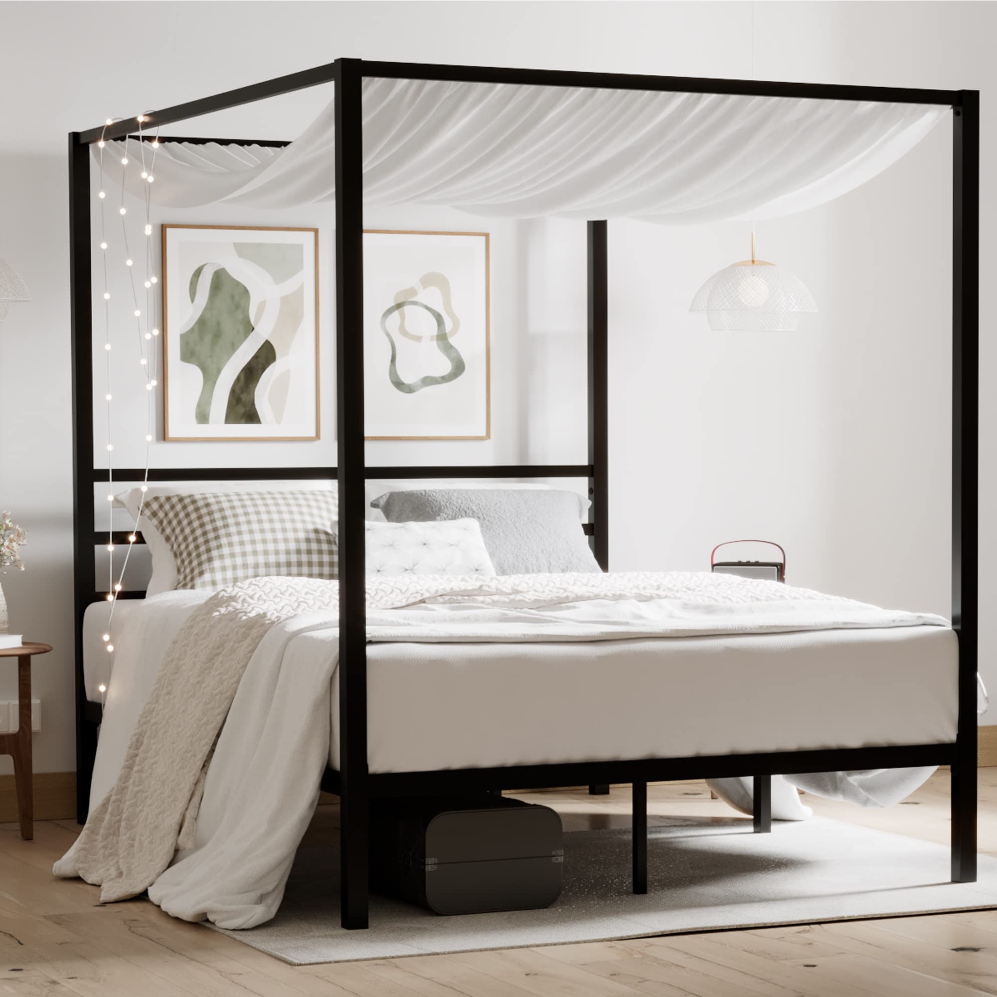 Black Four Poster Bed