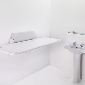 Changing Bench Wall Mounted Shower Stretcher Perforated Surface
