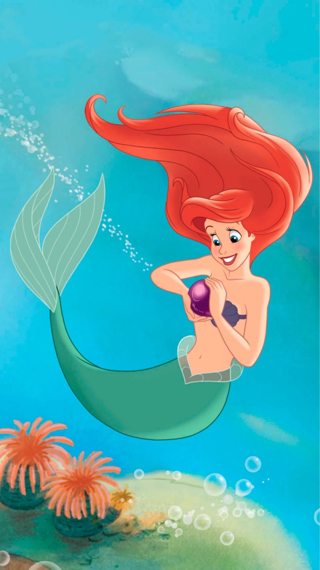 Character Illustration with Flowing Red Hair for Fantasy Wall Decor