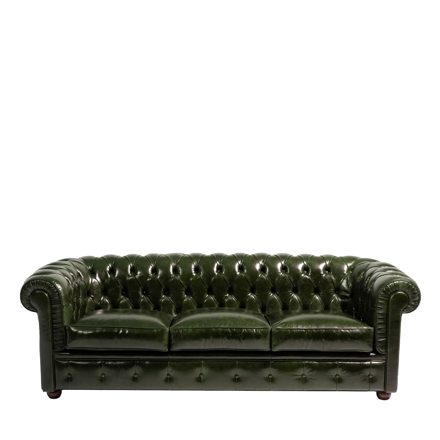 Green Leather Couch