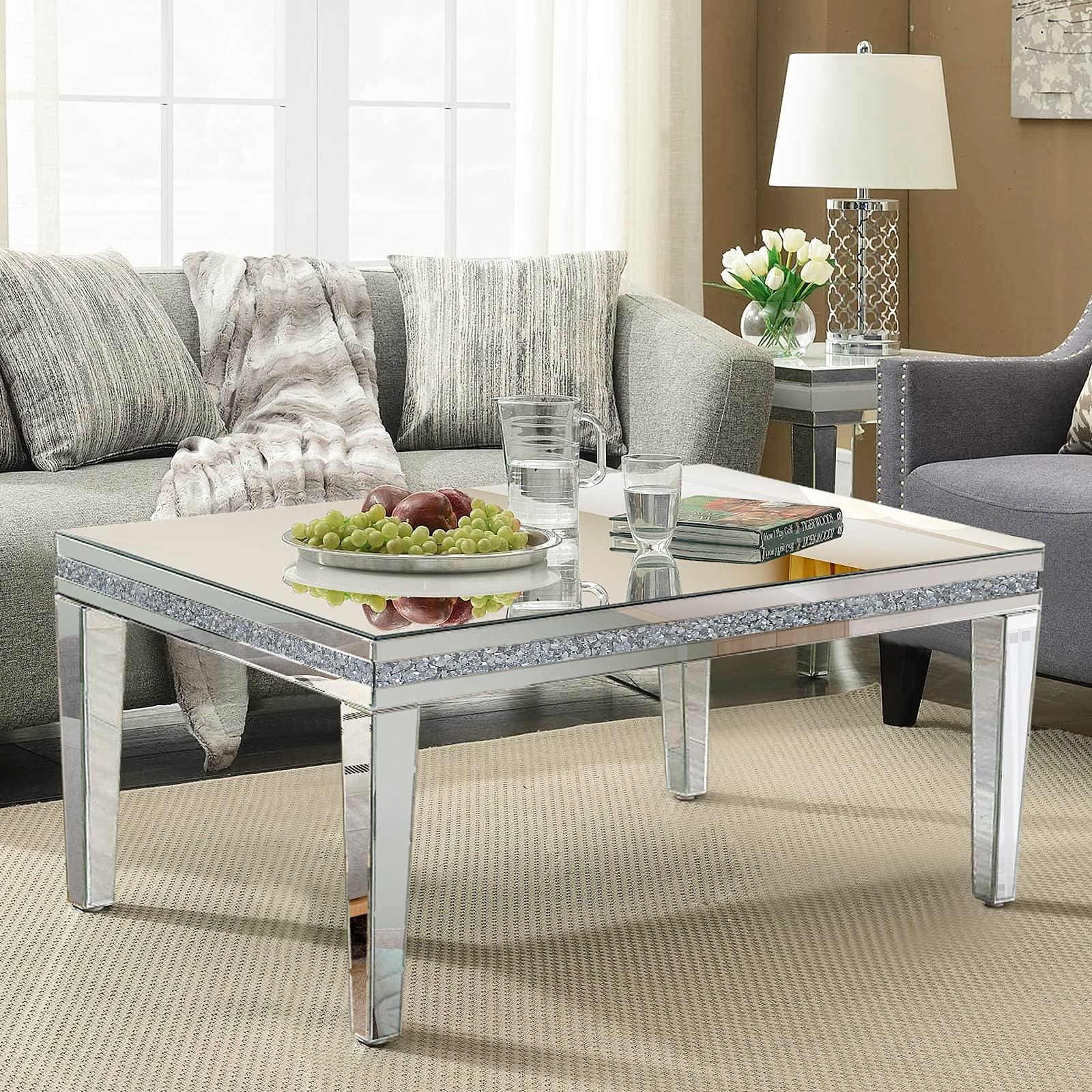 Mirrored Coffee Table