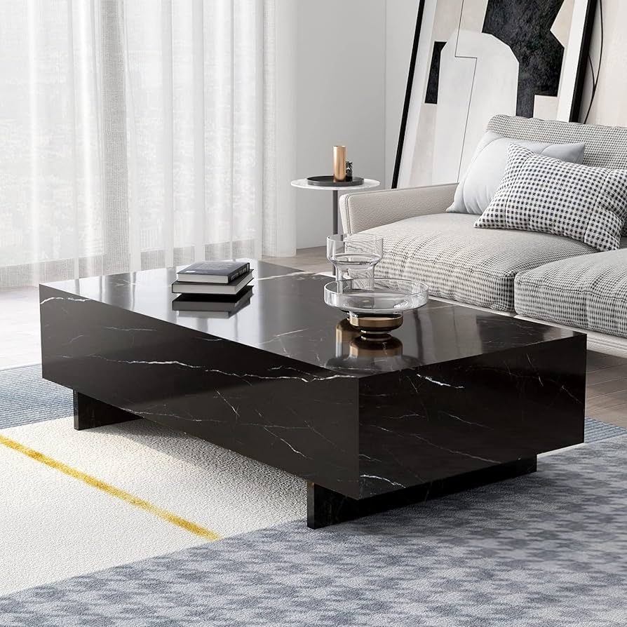 Coffee Table exhibiting High Gloss Finish and Plinth