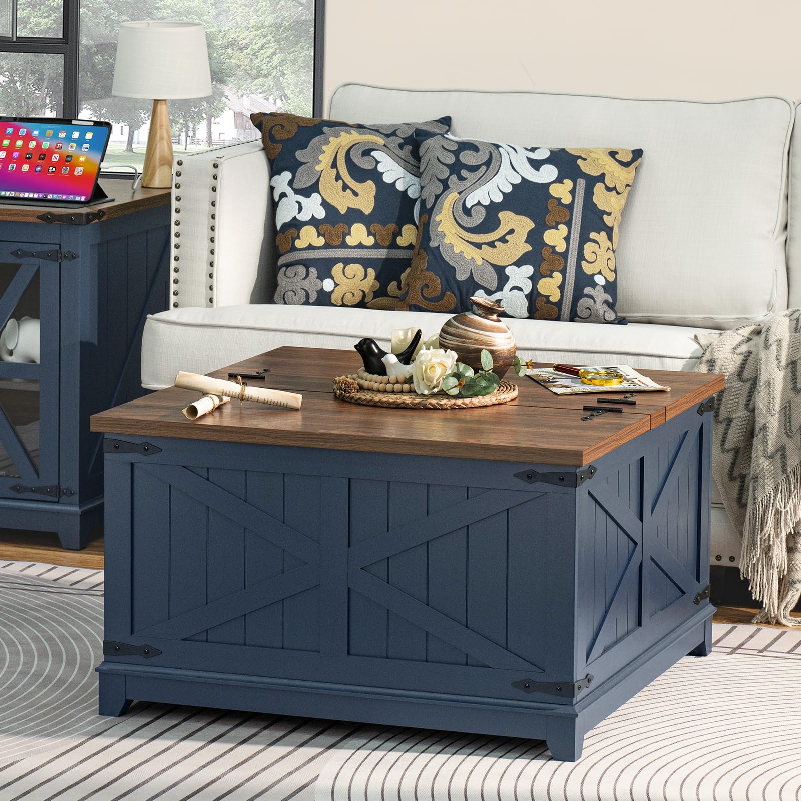 Blue Coffee Table