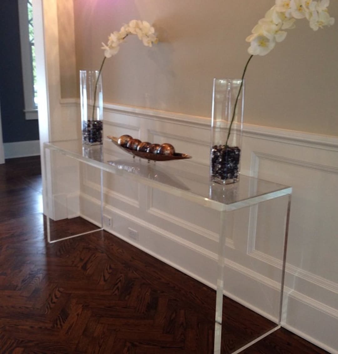 Console Table: Transparent Profile Thick Gauge Foyer Piece