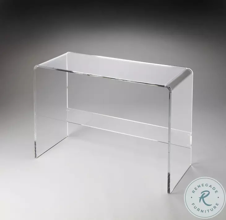 Console Table: Waterfall Edges Horizontal Stretcher