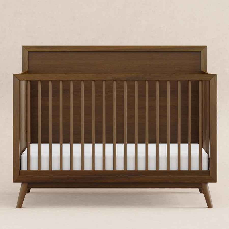 Convertible Crib Solid Headboard Mitered Frame - Solid panel baby bed