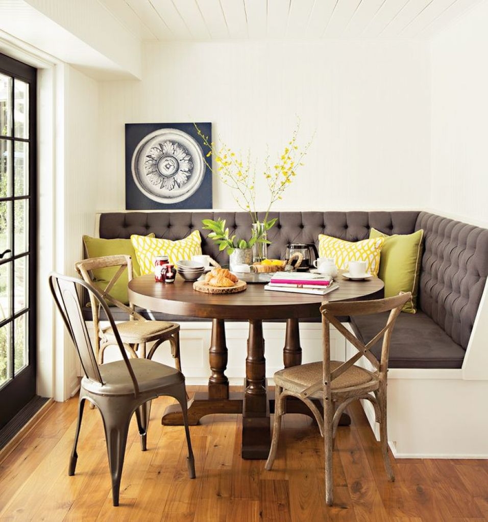 Curved Dining Bench
