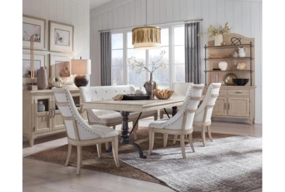 Dining Bench 68 Inch Width Button Tufted High Back Upholstery
