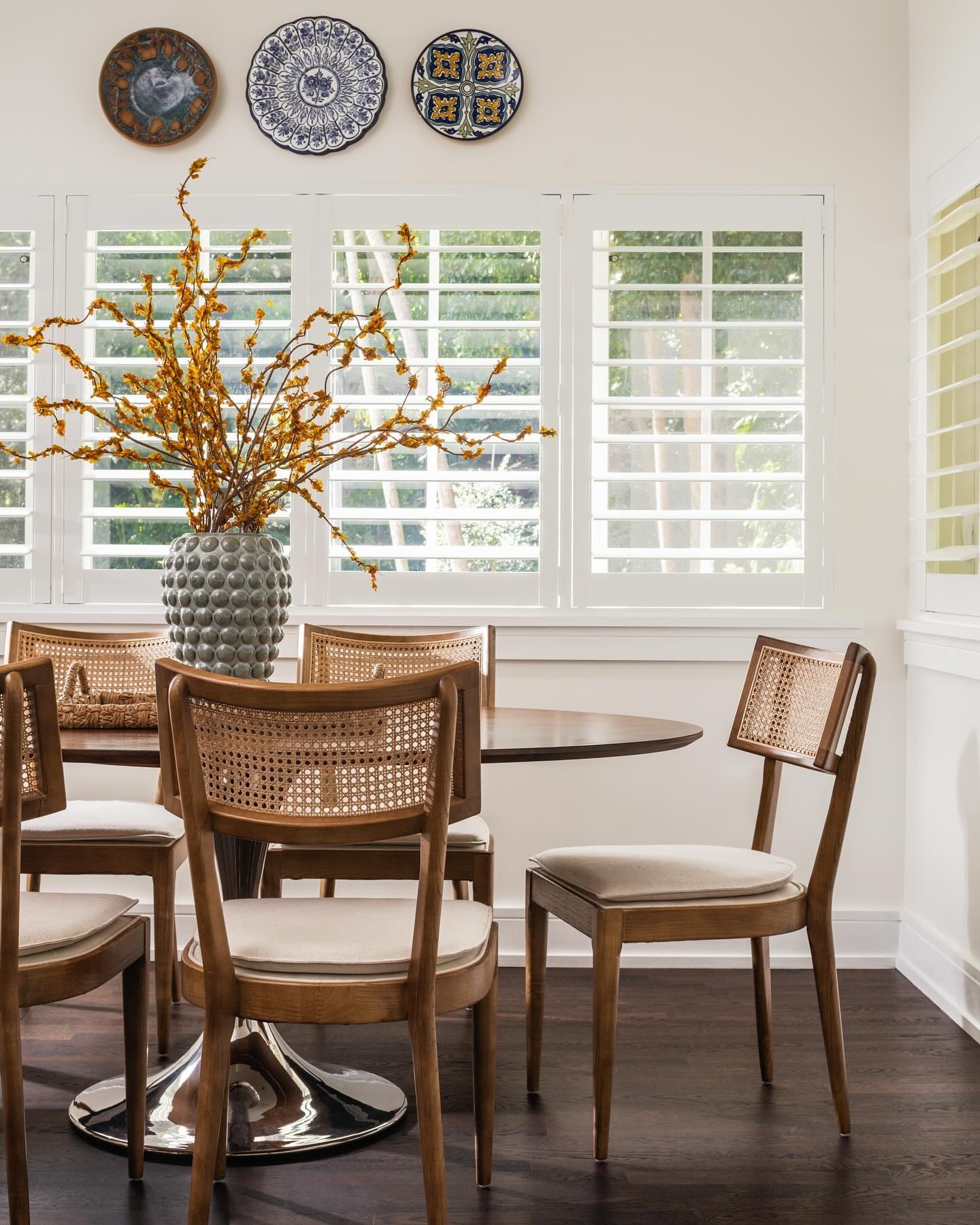 Dining Chair: Light Brown Wood and Tapered Legs