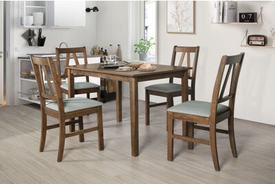 Dining Set Cross Back Chairs Modern Farmhouse Kitchen Table