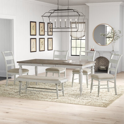 Dining Set Turned Legs Turned Leg Table With Bench