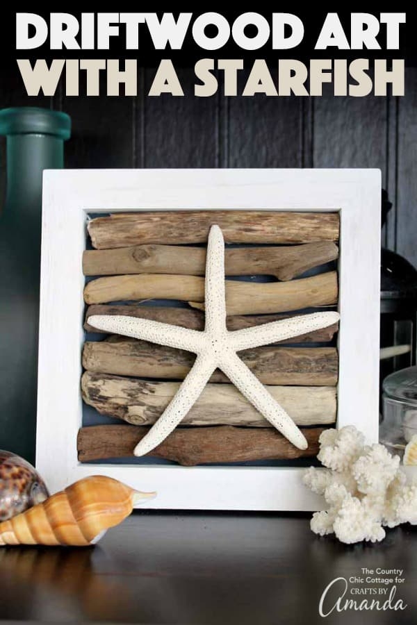 Framed Wall Art Dimensional Starfish Nautical Shadow Box