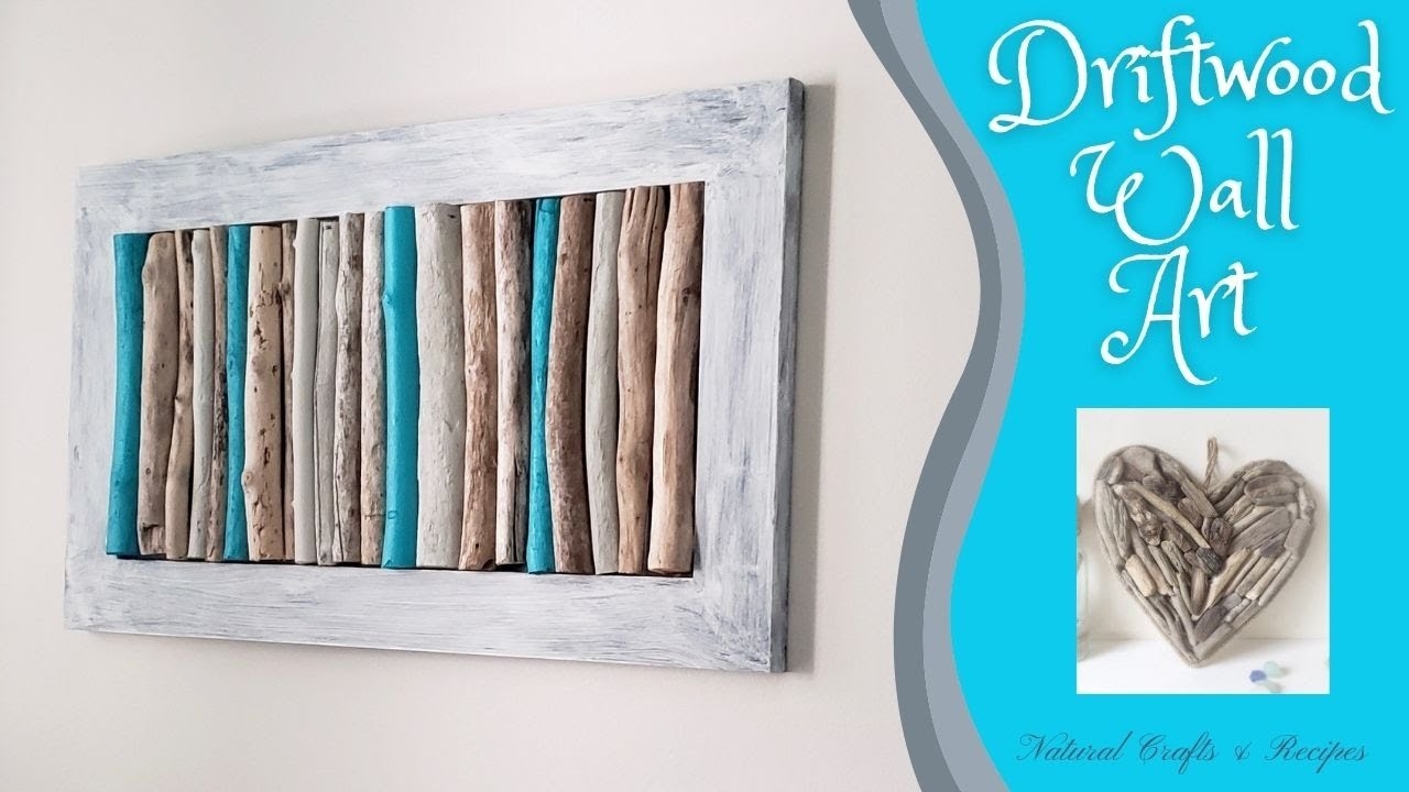 Framed Wall Art Teal Painted Accents and Coastal Decor