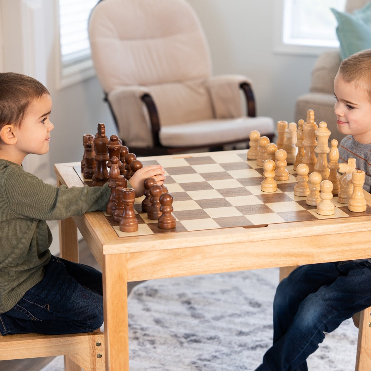 Chess Table And Chairs