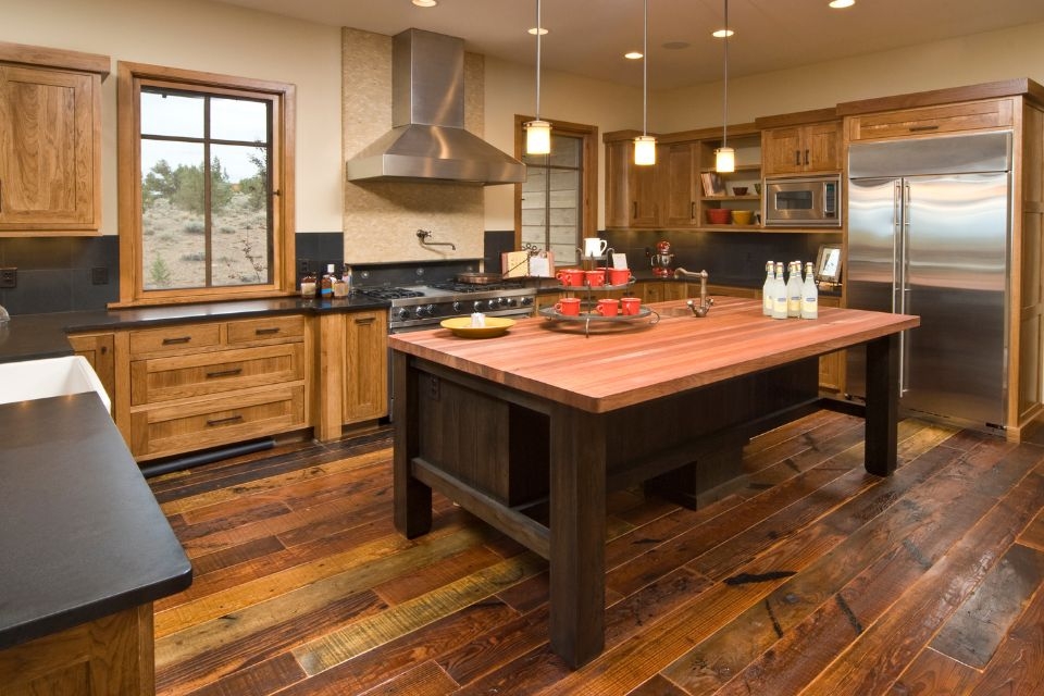 Kitchen Island Butcher Block Top for Southwest Kitchen Design