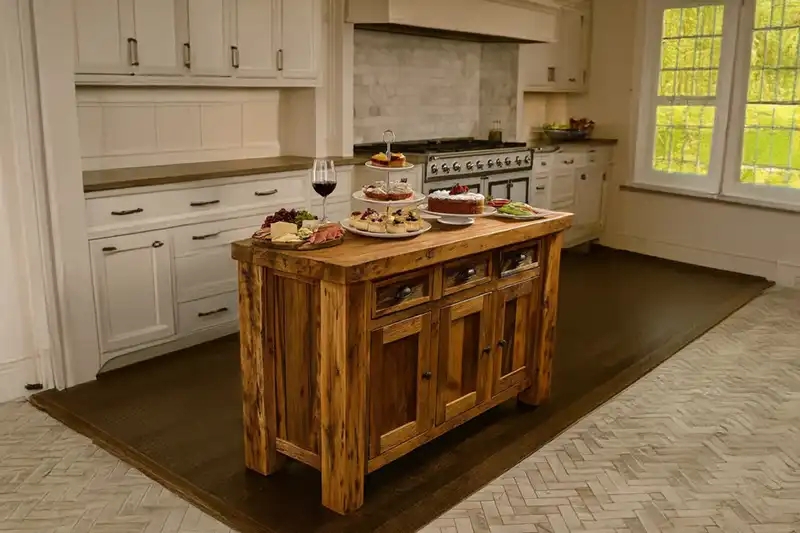 Kitchen Island Reclaimed Barnwood Rustic Barnwood Kitchen Island