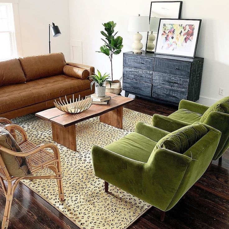 Leather Sofa featuring tufted seat and caramel tan
