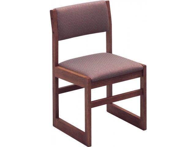 Library Chair Sled Base Pattern Wood Sled Base Seating