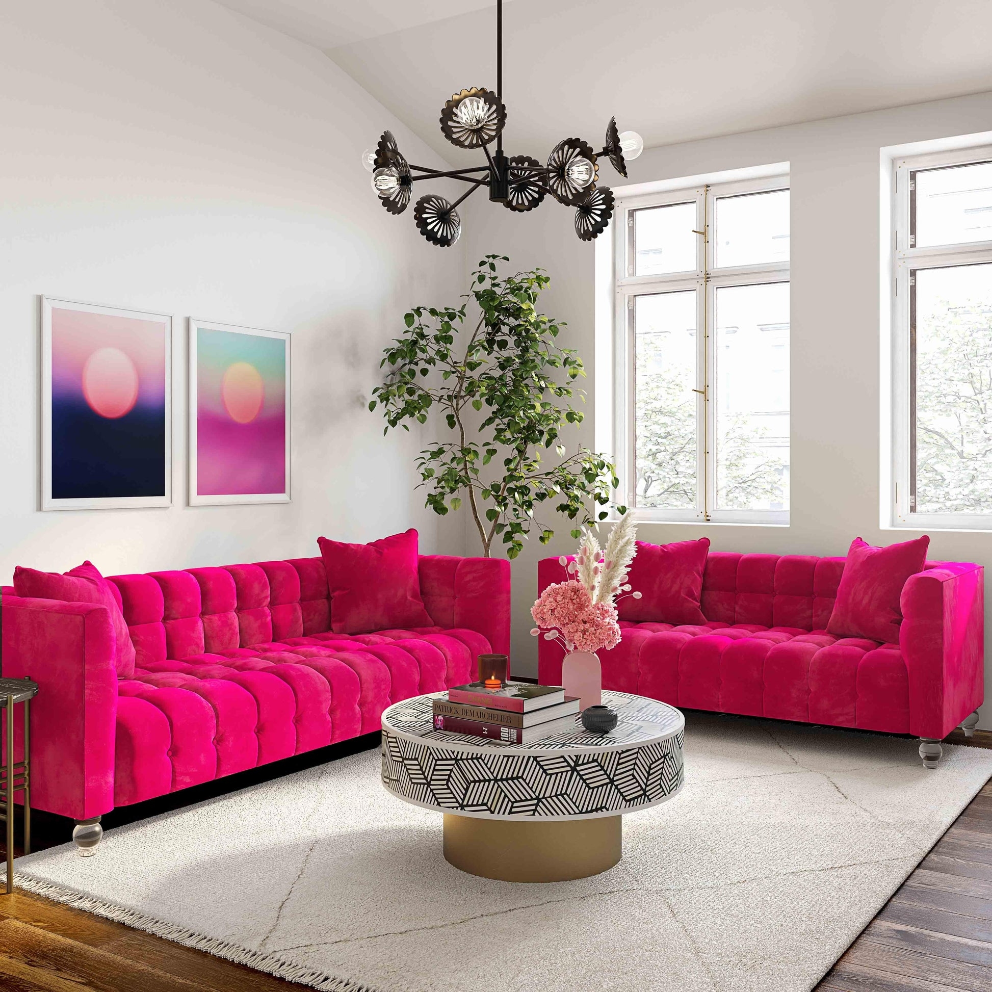 Hot Pink Couch