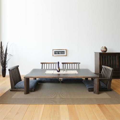 Low Dining Table using Solid Red Oak and Zaisu