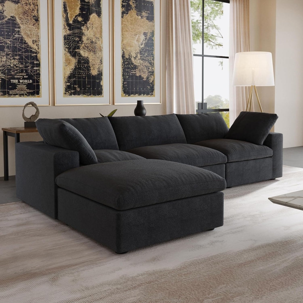 Modular Sectional Sofa Modular Sections 3 Seats Deep Seat