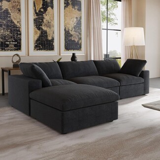 Modular Sectional Sofa Modular Sections 3 Seats Deep Seat