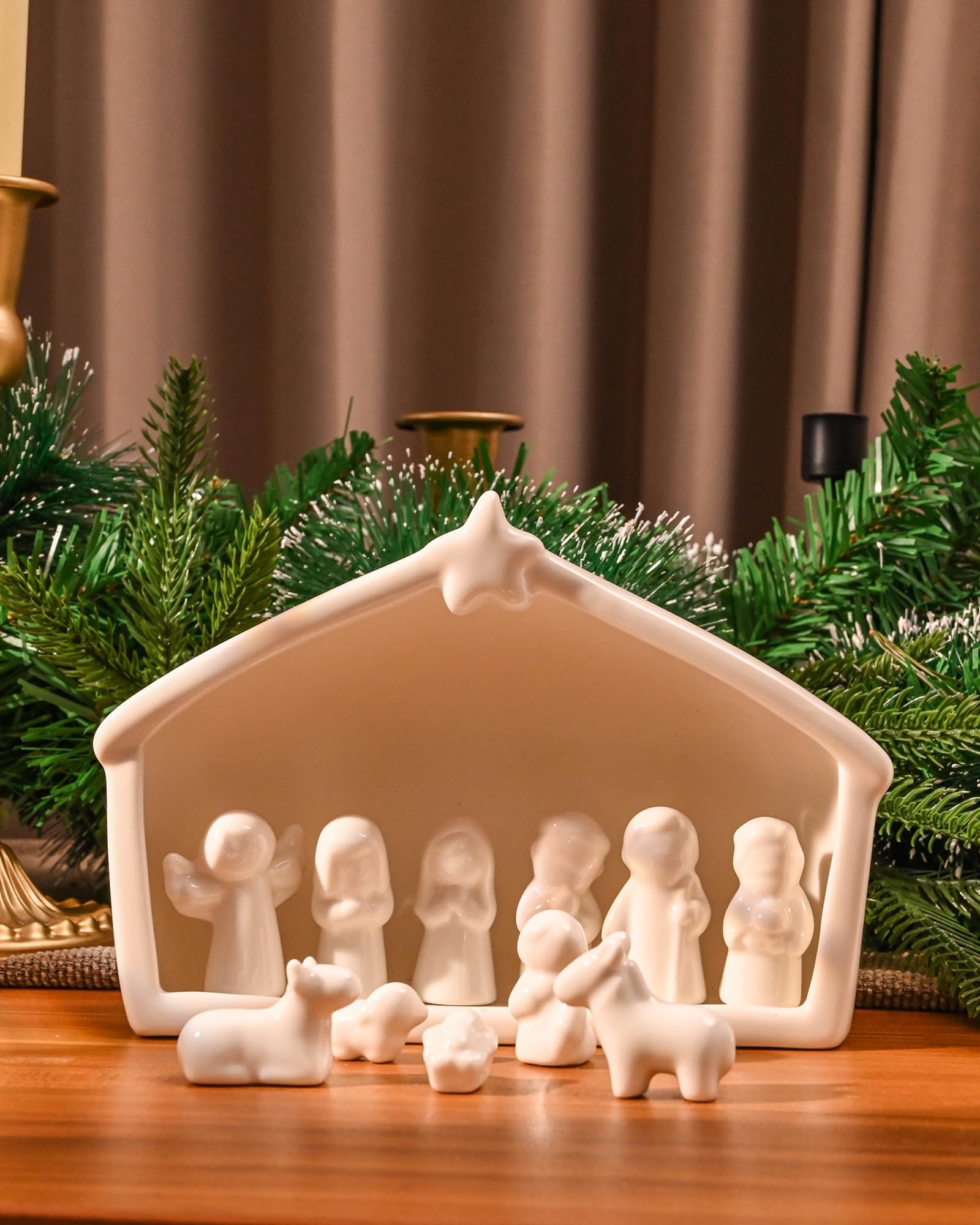 Ceramic Nativity Set