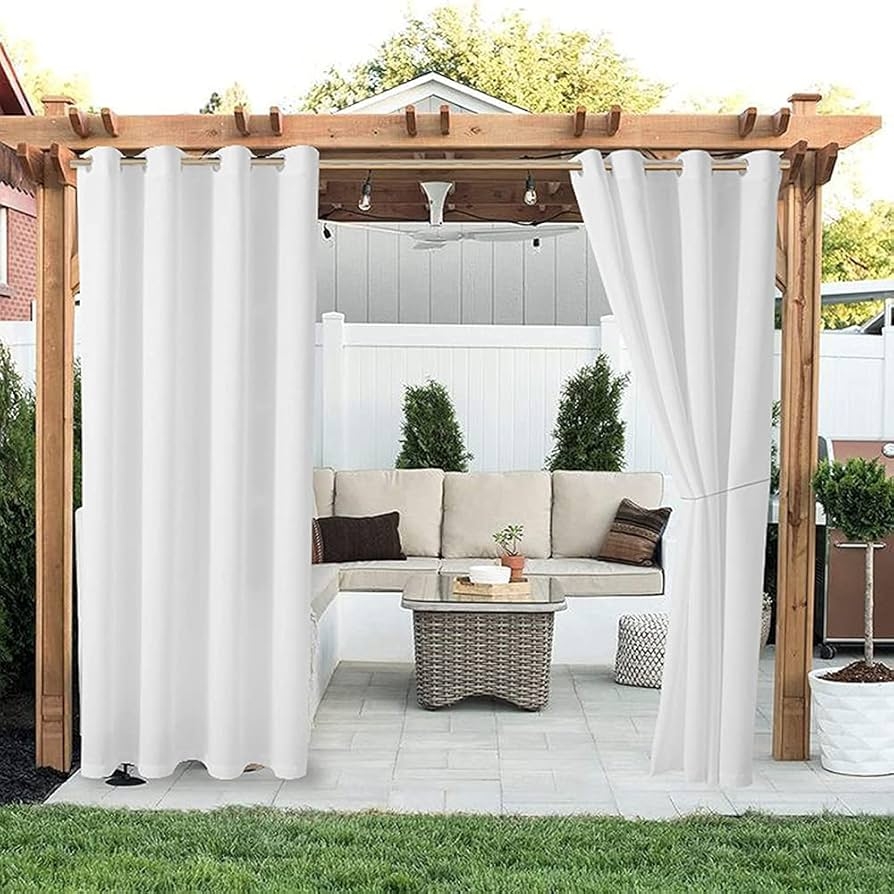 Outdoor Curtain: Sunscreen Blackout Gazebo Panels