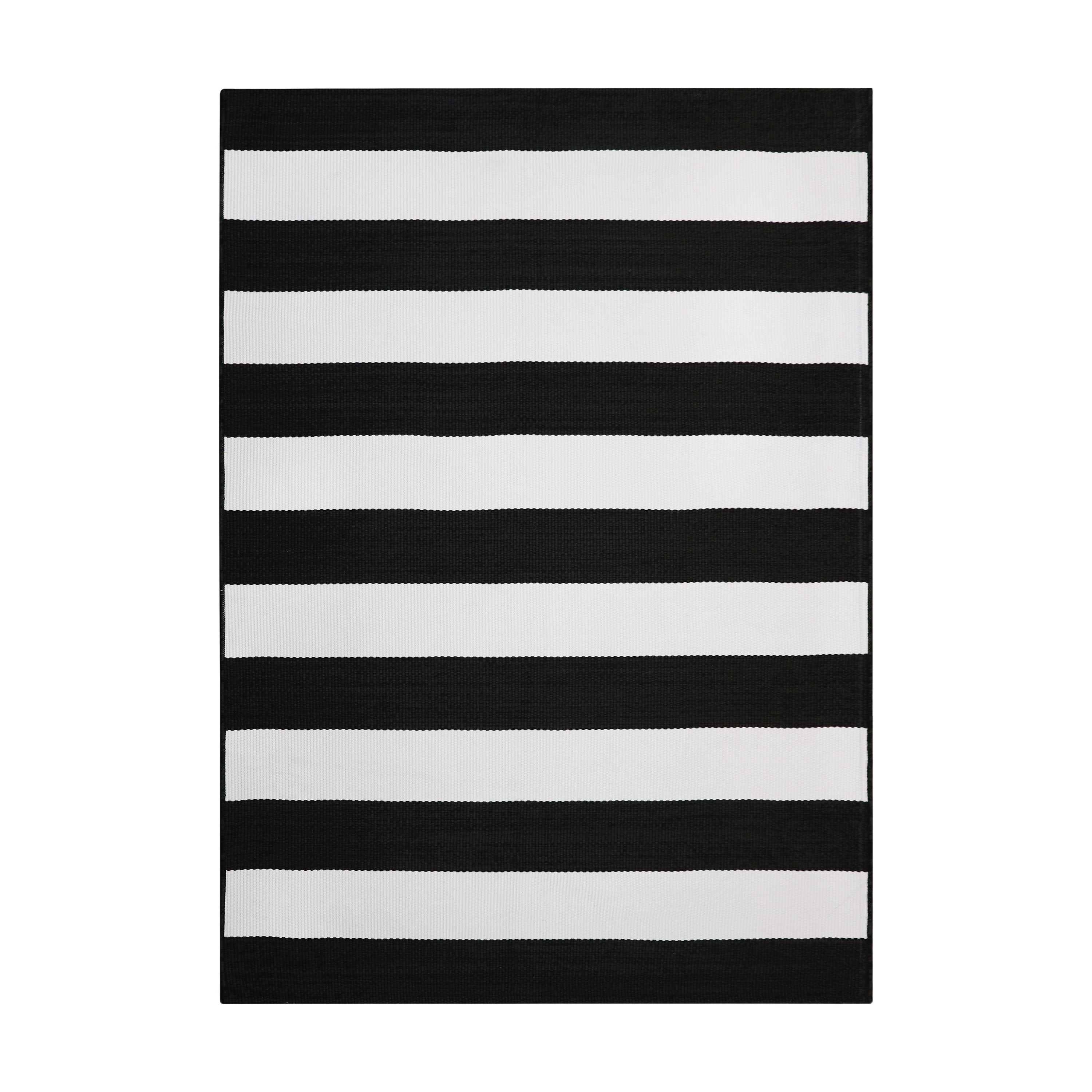 Outdoor Rug Flat Weave High Contrast Modern Outdoor Area Rug