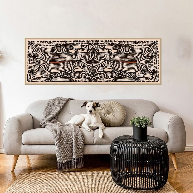 Panoramic Wall Art Tribal Pattern Aboriginal Panoramic Art