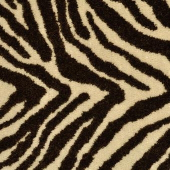 Residential Carpet Wool Fiber Zebra Print Wool Carpet
