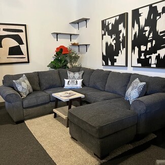 Sectional Sofa U-Shape Reversible Chaise Family Seating