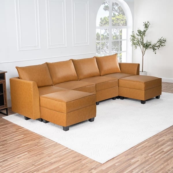 Sectional Sofa with Dual Chaise Setup Modular Sectional Ideas