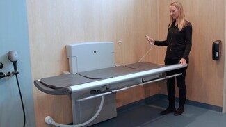Shower Change Table Electric Changing Bench with Wired Remote