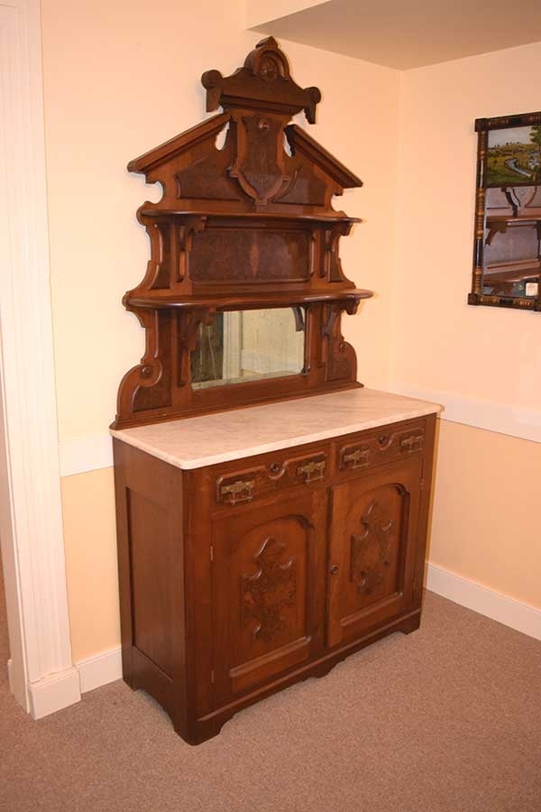 Sideboard With Hutch Victorian Walnut Sideboard Arched