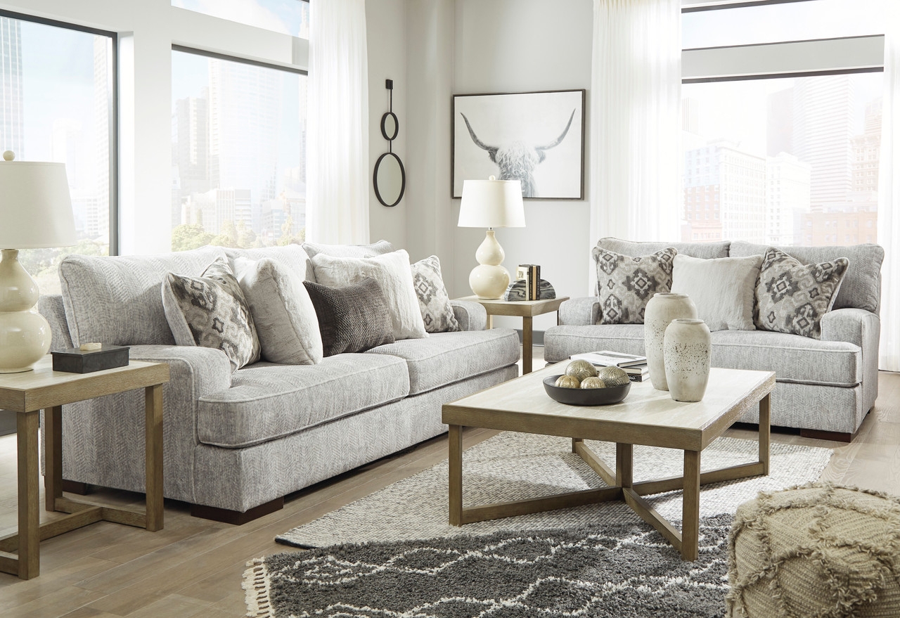Sofa And Loveseat X Base Tables Gray Sofa Set Cozy
