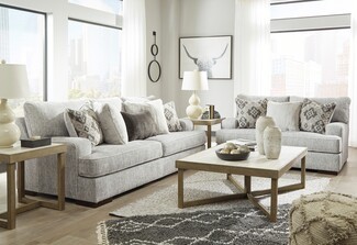 Sofa And Loveseat X Base Tables Gray Sofa Set Cozy