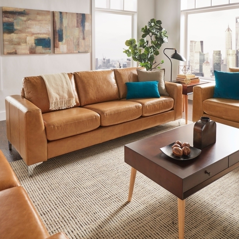 Sofa with Drawer Storage Table and Urban Living Layout