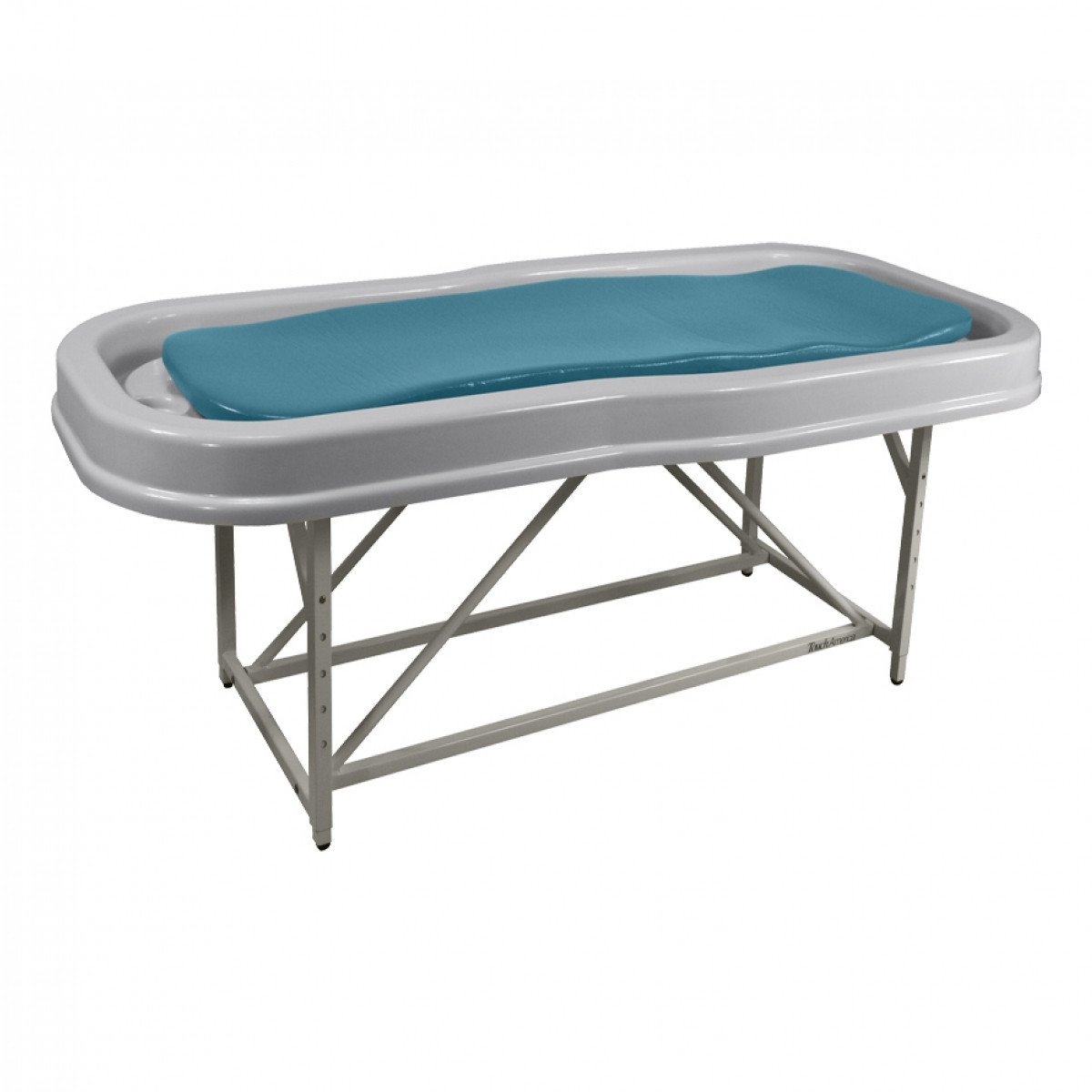 Spa Wet Table Contoured Basin with Teal Pad and Adjustable Height